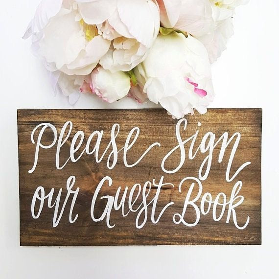 Please sign the guestbook