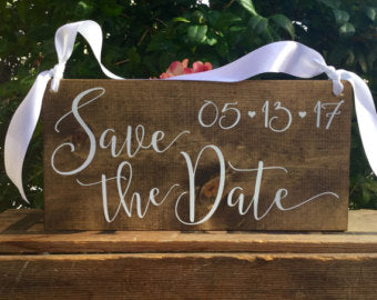 Save the Date Sign