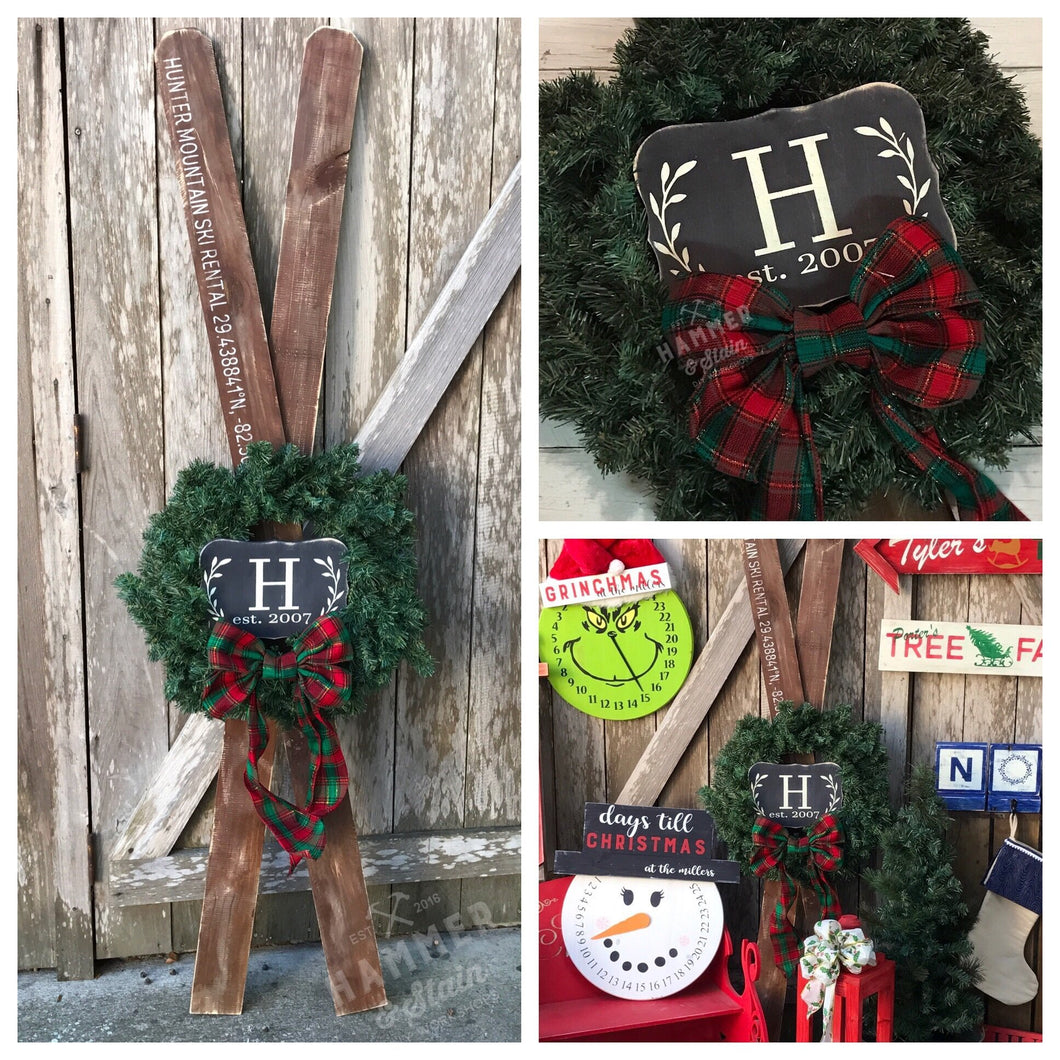 12/02/2017 (6pm) Ski Wreath Workshop (Gainesville)